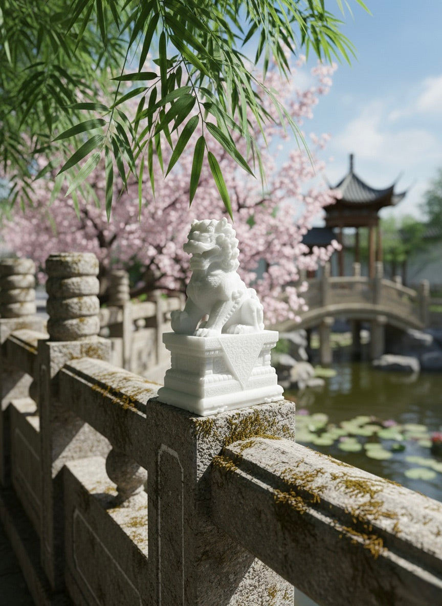 Marble Dragon Statue