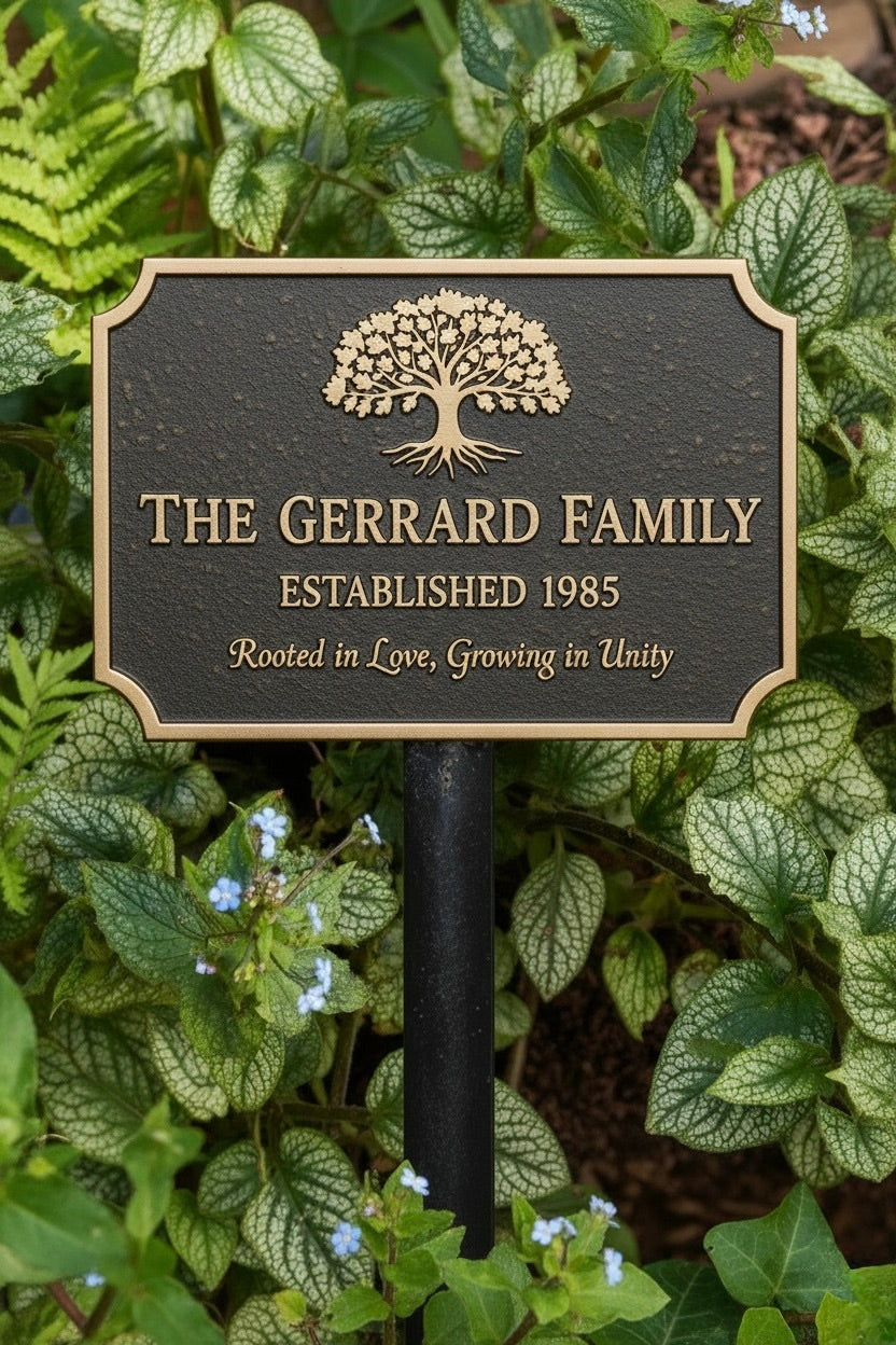 Tree Of Life Luxury Personalized Memorial Plaque