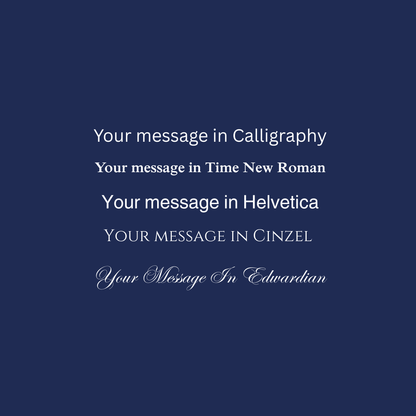 Luxury Flower Personalized Memorial Plaque